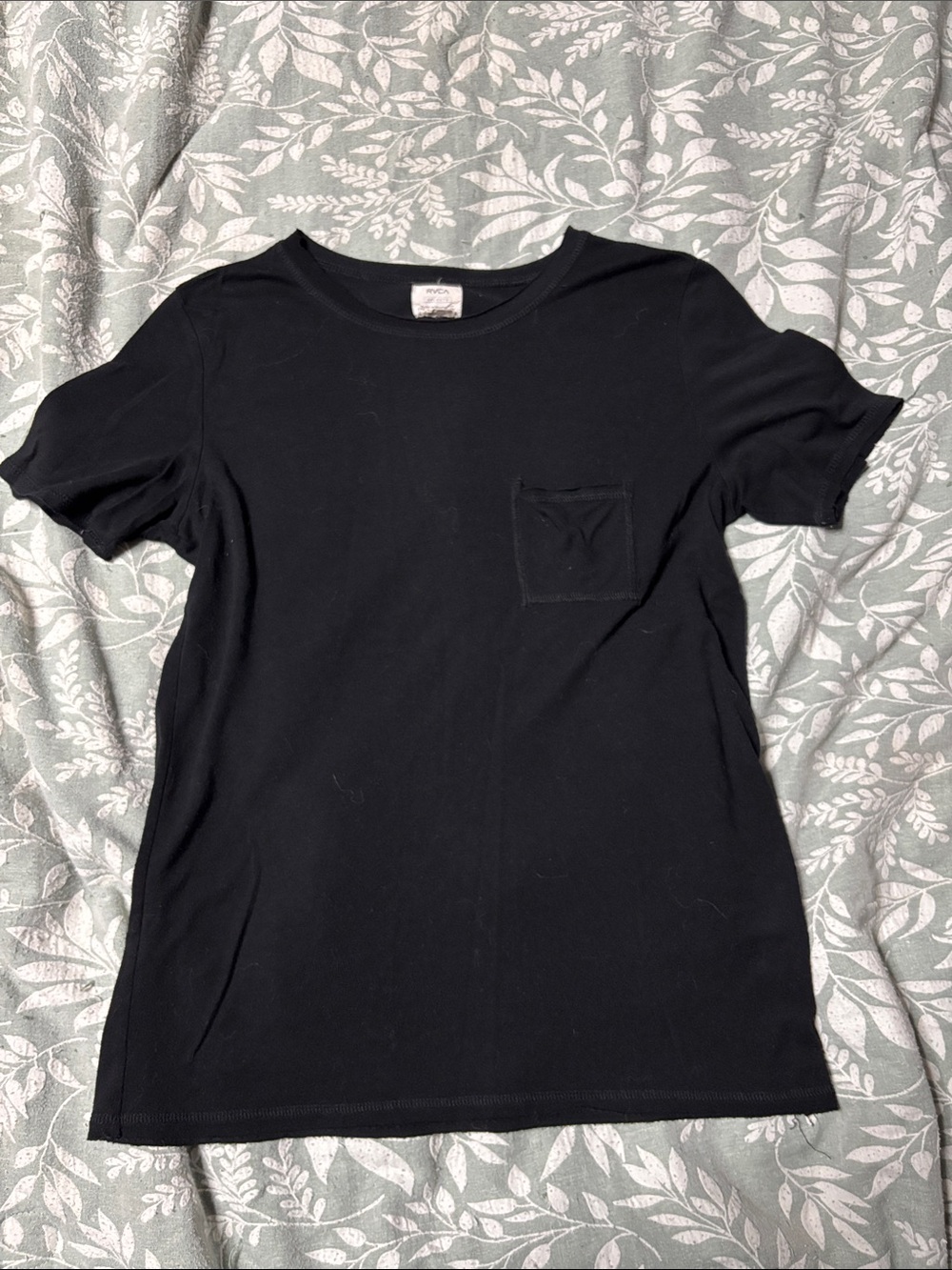 RVCA Black Crewneck Tee